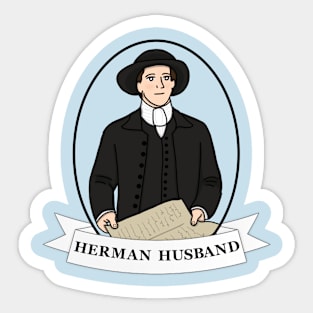 Herman Husband (Large Design) Sticker